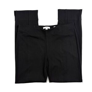Vince Stretch Pointe Black Women's Pull On Ankle Pants Back Seam